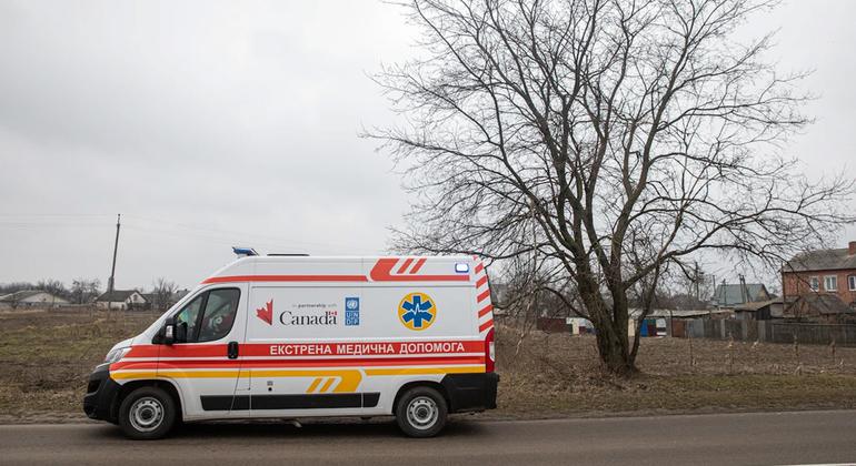 Благодаря ПРООН машины скорой помощи добираются до самых удаленных сел Черниговской области Украины